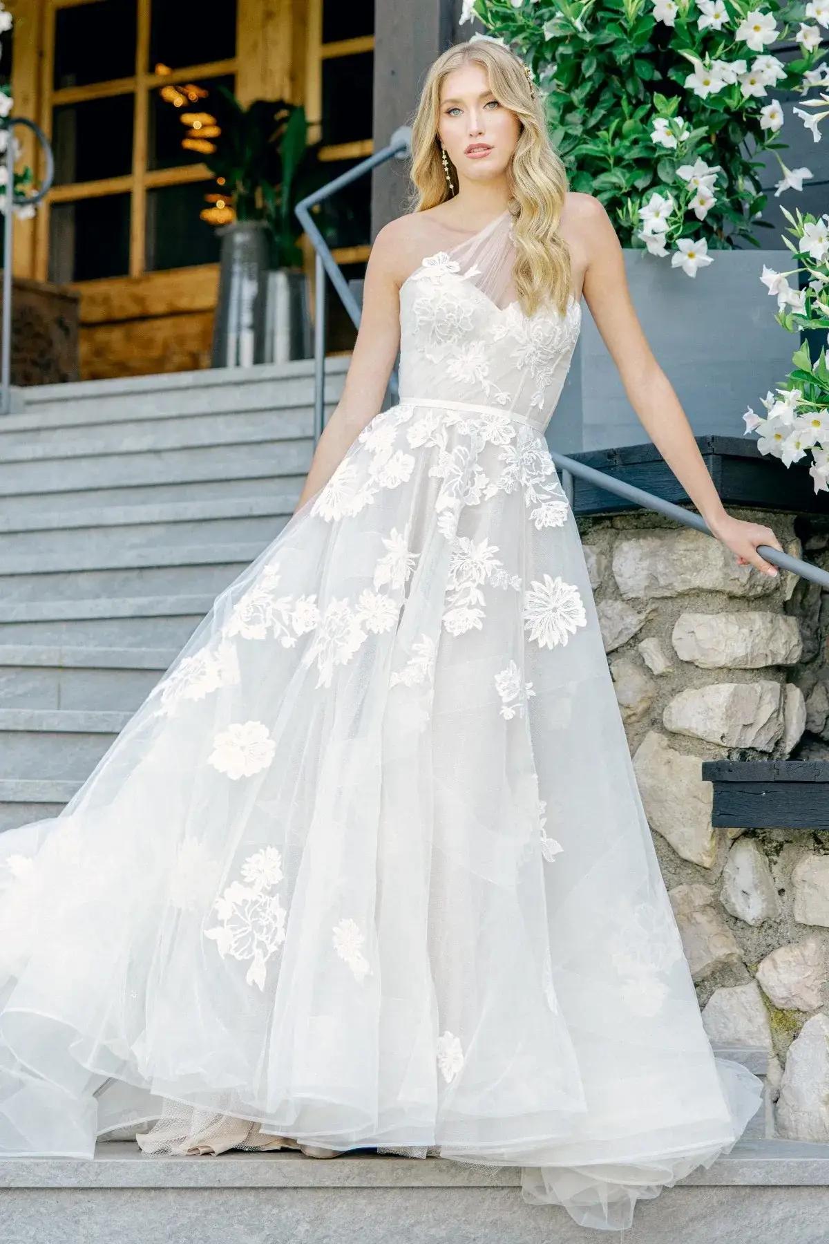Wedding Dresses Inspired by Spring Flowers Image