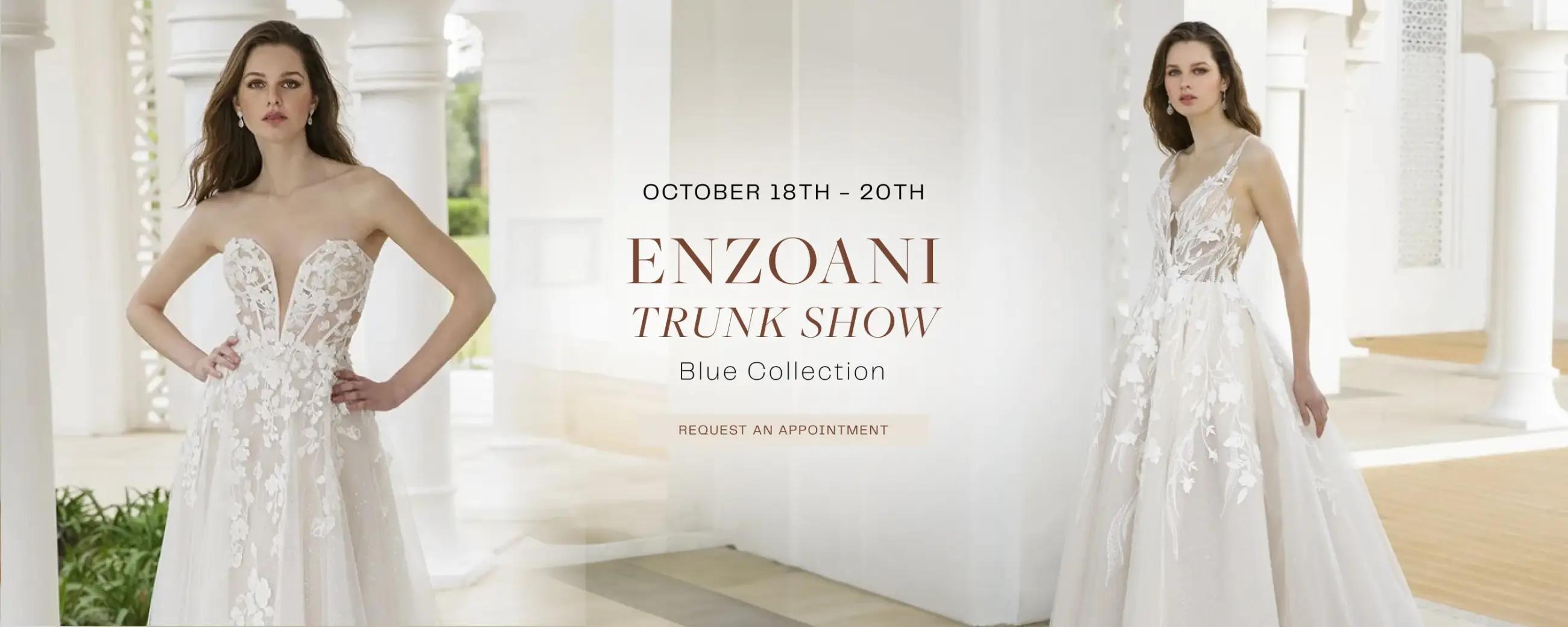 Enzoani Trunk Show Banner for Desktop