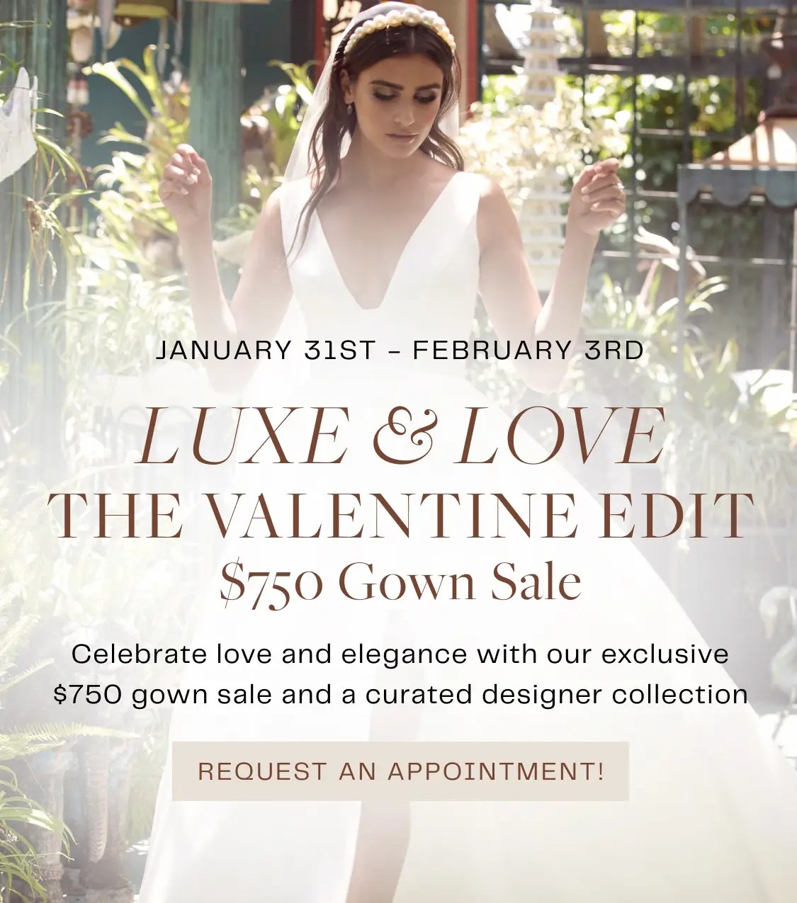 Luxe and Love Event Mobile Banner